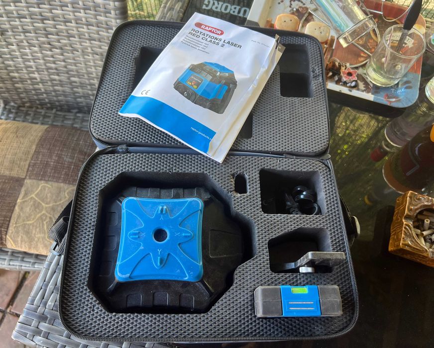 Laser rotativ Raptor 9764491 cu FR45, trepied, rigla, IP54 complet set