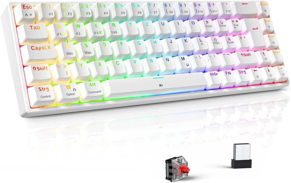 Gaming Keyboard RGB LED 3 moduri de conexiune
