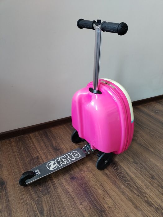 2в1 куфар и тротинетка