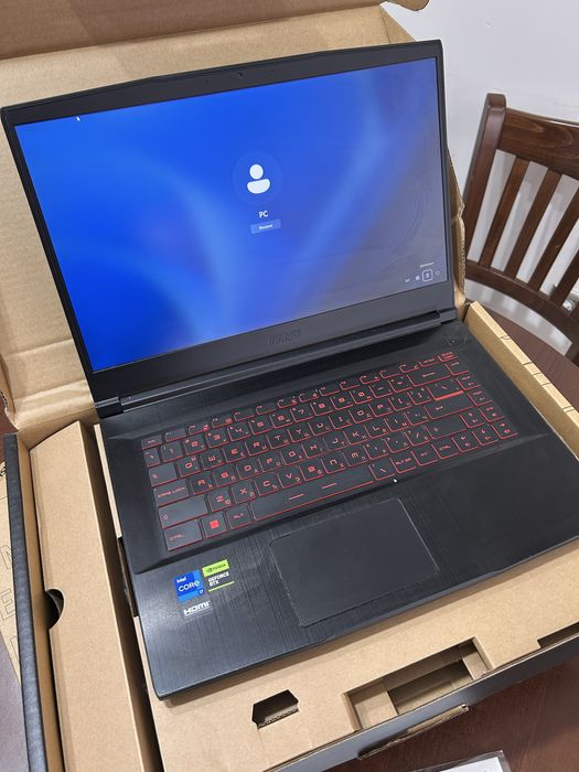 Геймърски лаптоп - MSI Thin GF63 12UDX