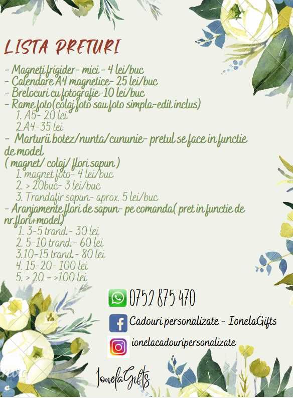 Cadouri personalizate+ aranjamente flori sapun