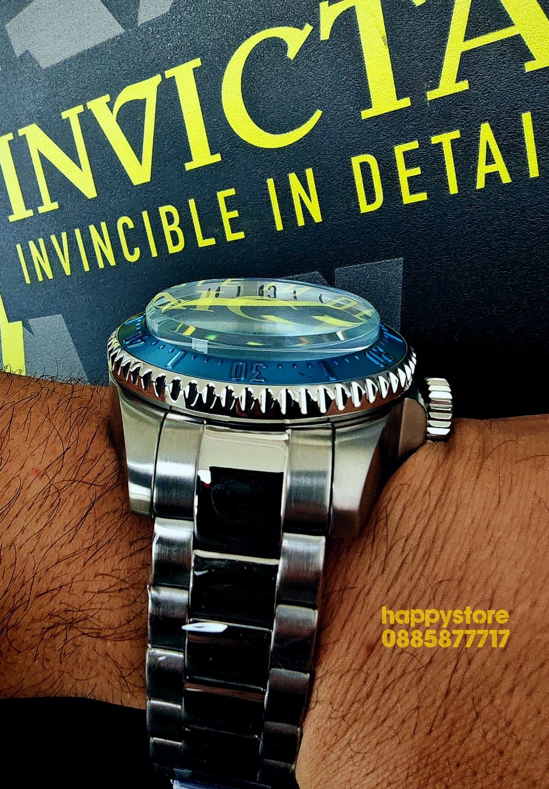 часовник INVICTA Hydromax Blue 52 mm, Инвикта нов