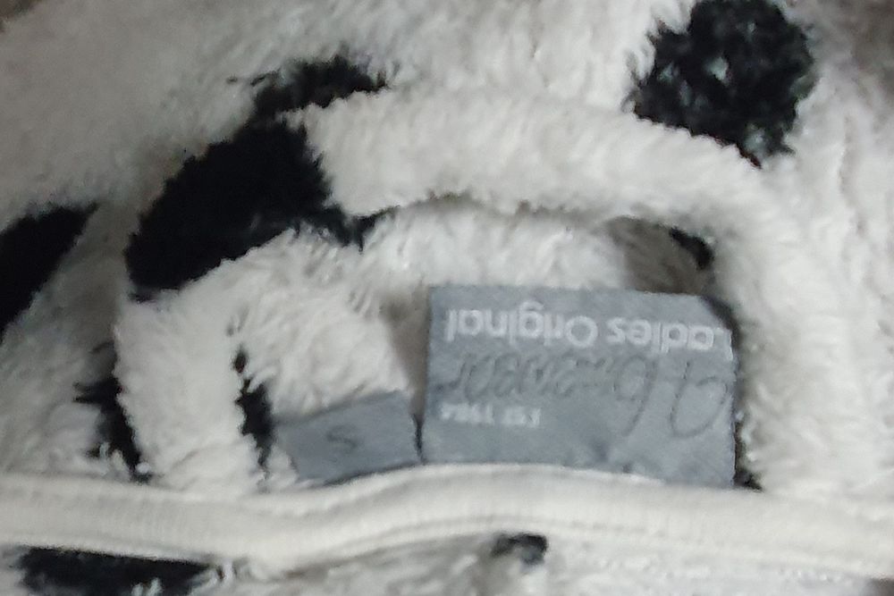 Halat de casă Dama alb cu buline marimea S