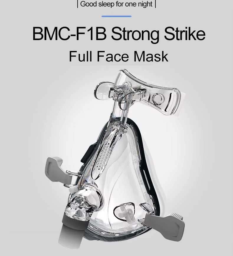 Full Face Маска за сънна апнея за всички CPAP апарати + каишка и четка