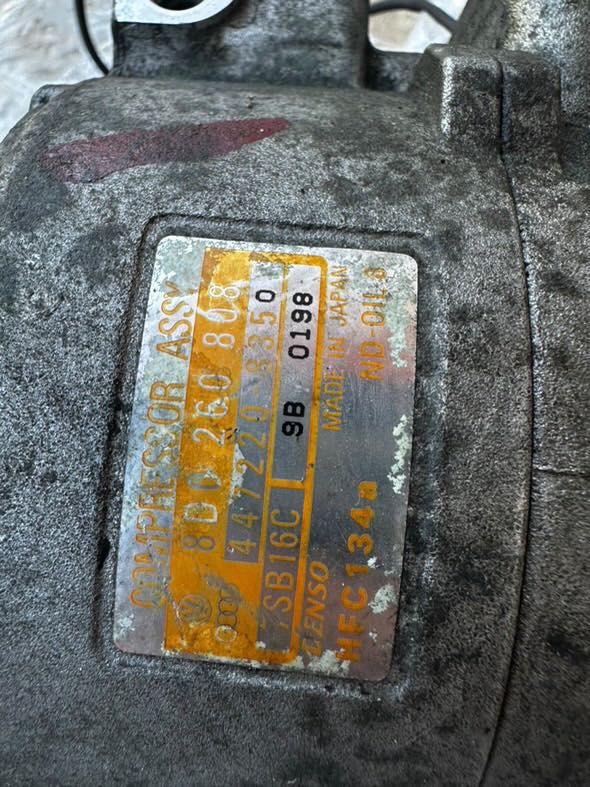 Компресор за климатик за Audi a4 B6 1.9TDI 116 к.с