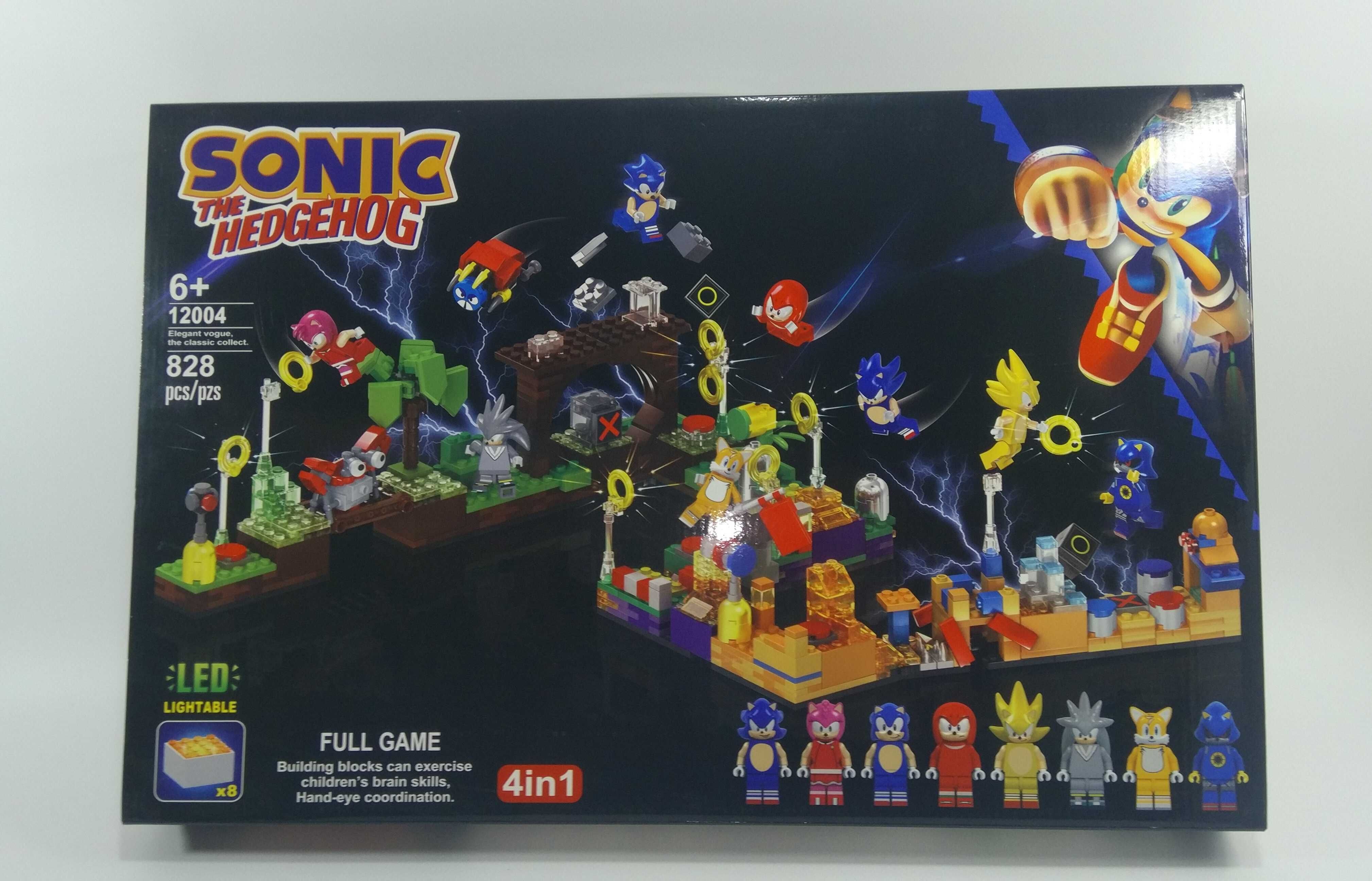 4в1 Конструктор Соник 828 части Sonic The Hedgehog