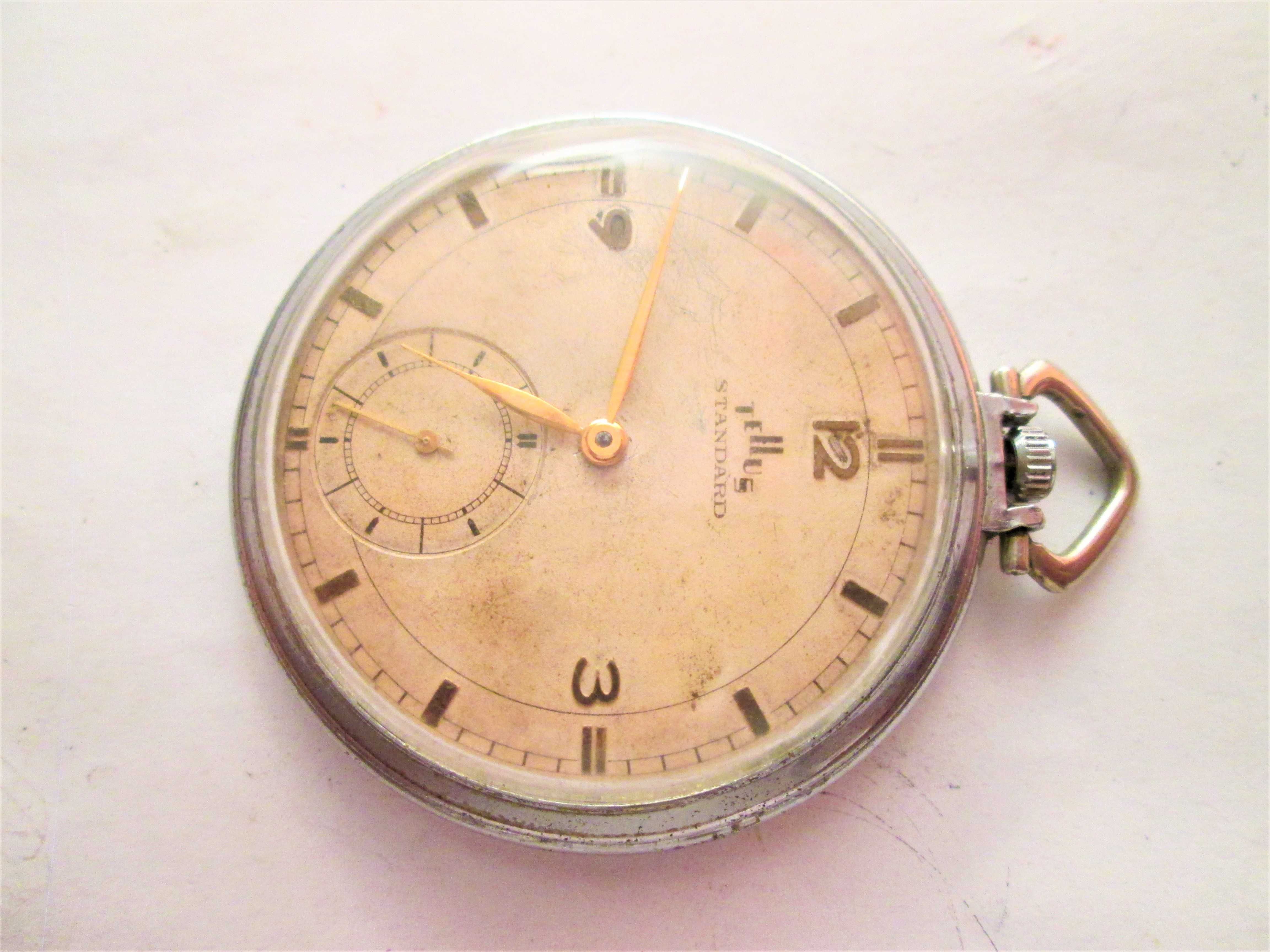 ceas Tellus Vintage de buzunar calibrul 590