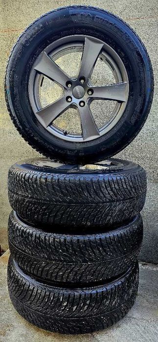 Jante Audi Q5 cu anvelope iarna MICHELIN ca noi 235 65 17 !!