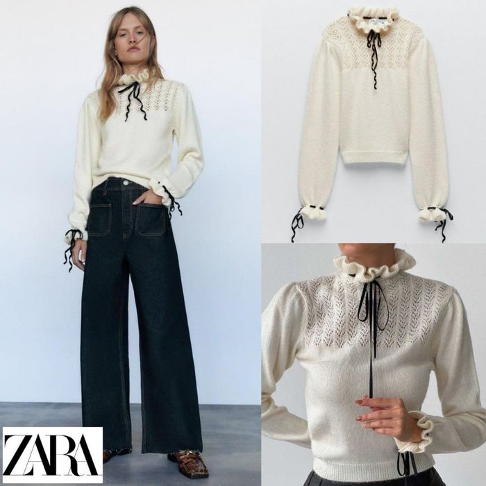 Pulover Zara cu detalii