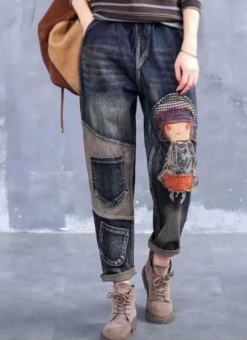 Джинсы в ретро стиле