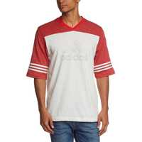 TRICOU ADIDAS Original - Regular Fit -S- RED/WHITE - CLIMALITE - Nou