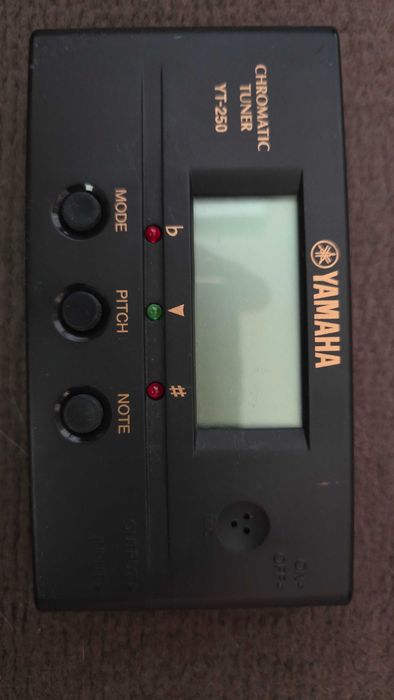 Yamaha Chromatic Tuner YT-250 Instrument Tuner Auto Tuning Output Jack