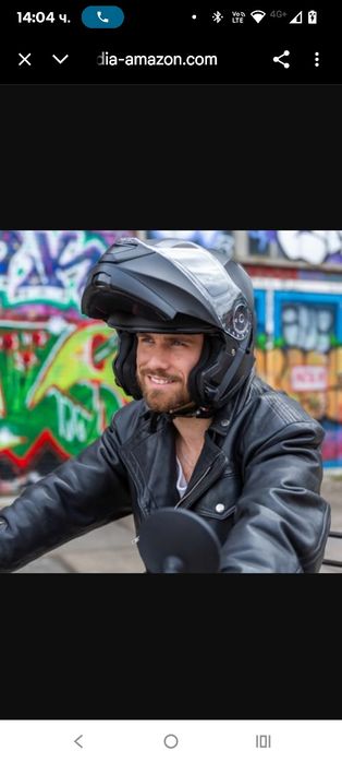 Модулна каска VINZ Santos със слънцезащитен сенник | Одобрена по ECE 2