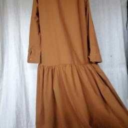 rochie lunga, tip camasa