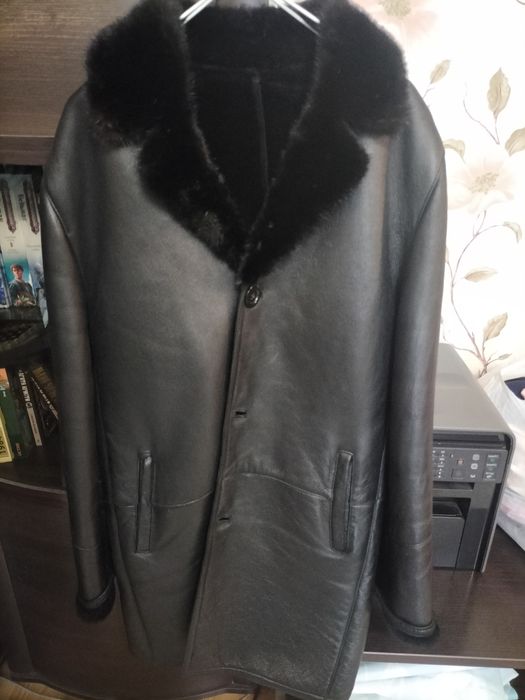 Дублёнка кожаная