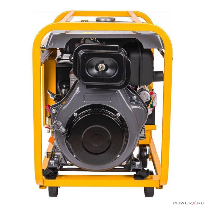 Generator de curent pe motorina 5,5 kW, pornire la cheie, 2 in 1,