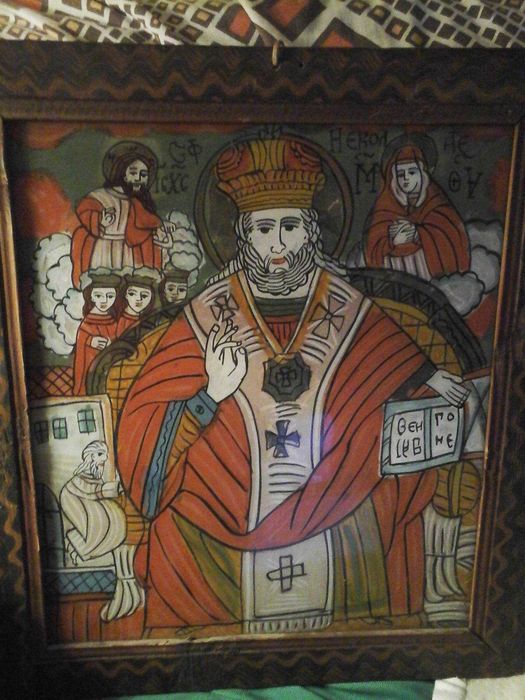 Icoana pe Sticla veche