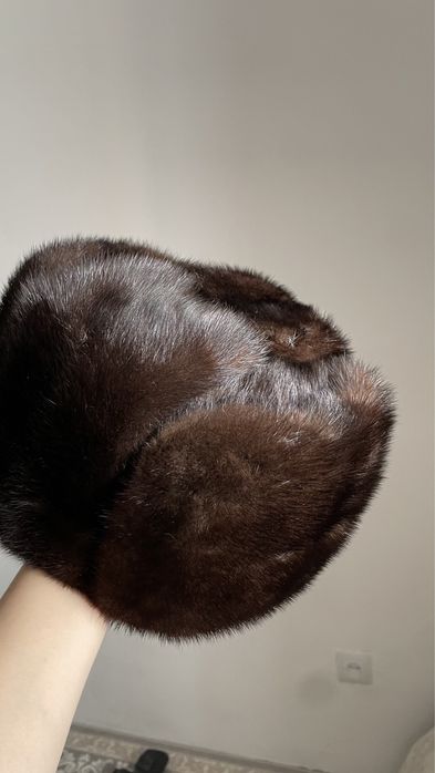 Ушанка норковая новая