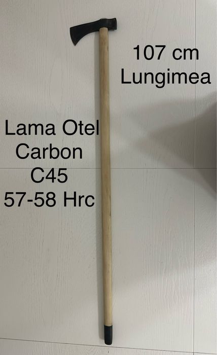 Topoare otelul forjat manual C45 , Piolet drumetii , baston toporas