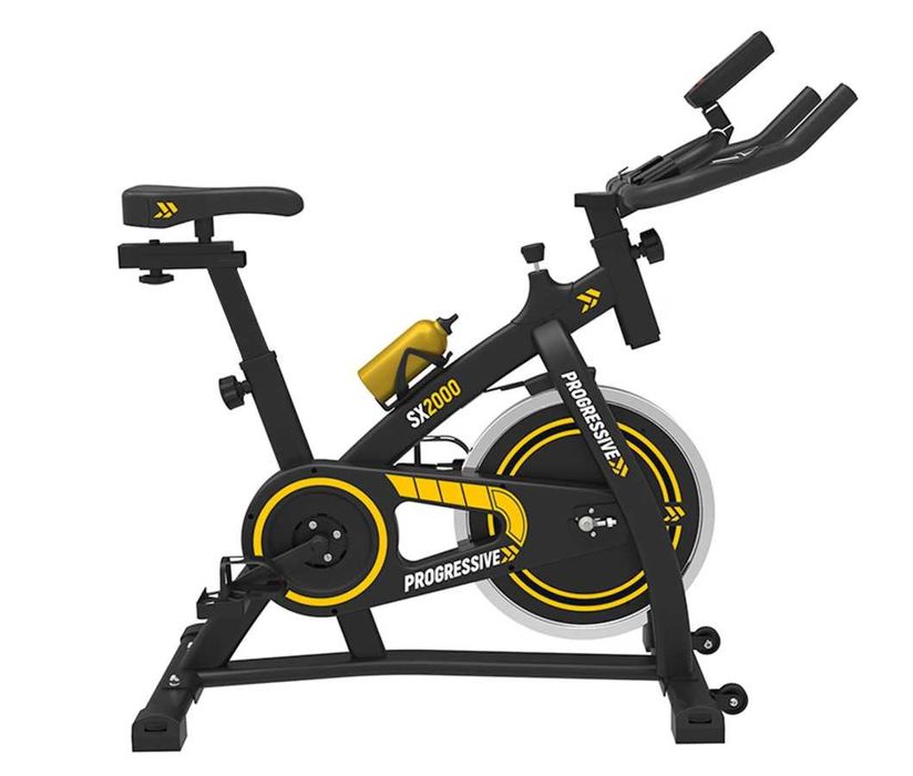 Bicicleta fitness PROGRESSIVE SX2000,  Bluetooth, Calcul calorii, timp