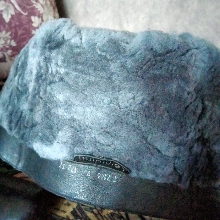 Зимние кожаные сапожки