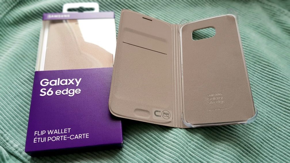 Husa Originala Flip cover SAMSUNG Galaxy S6 Edge!Noua!Activa