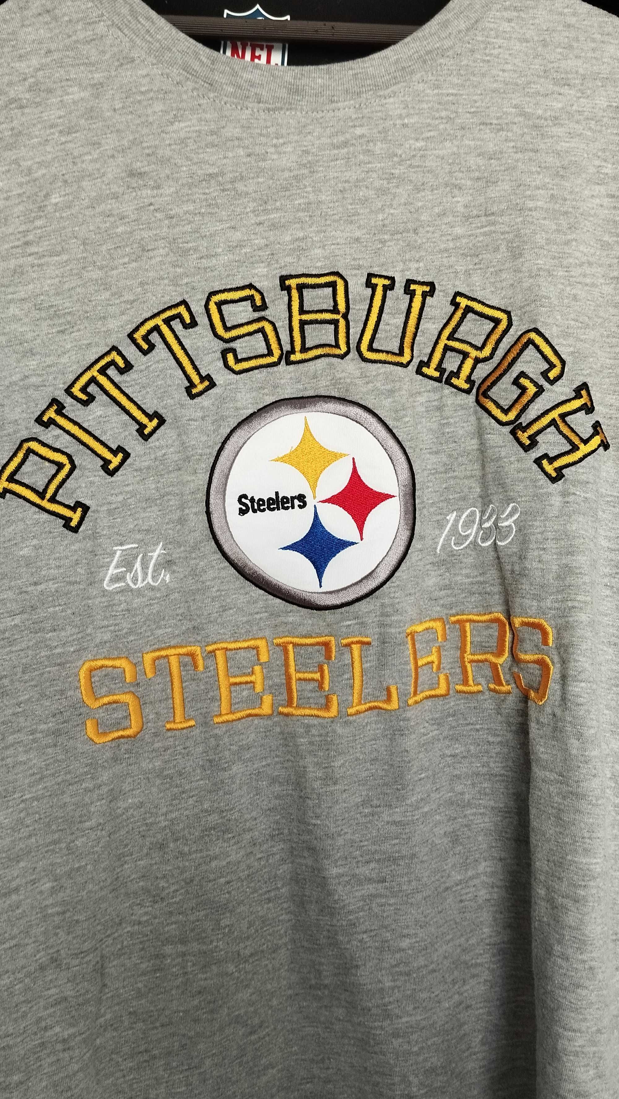 Pittsburgh Steelers американски футбол фланелка с дълъг ръкав размер L