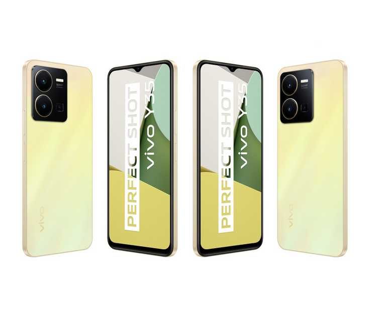 Telefon VIVO Y35 Dual Sim 256GB 8+8GB RAM Dawn Gold Stare Foarte Buna