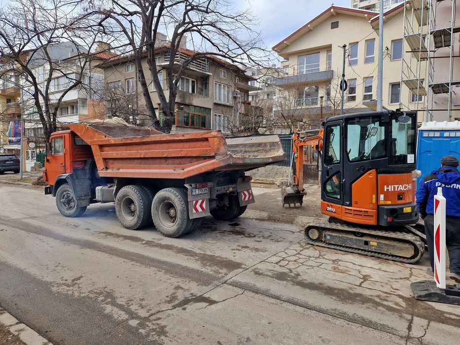 Услуги с мини багер,бобкат,комб.багер,самосвали