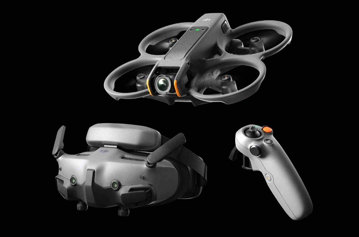 DJI FPV дрон AVATA 2 В ПЛЁНКЕ (fly more combo, 3 аккумулятора, сумка)