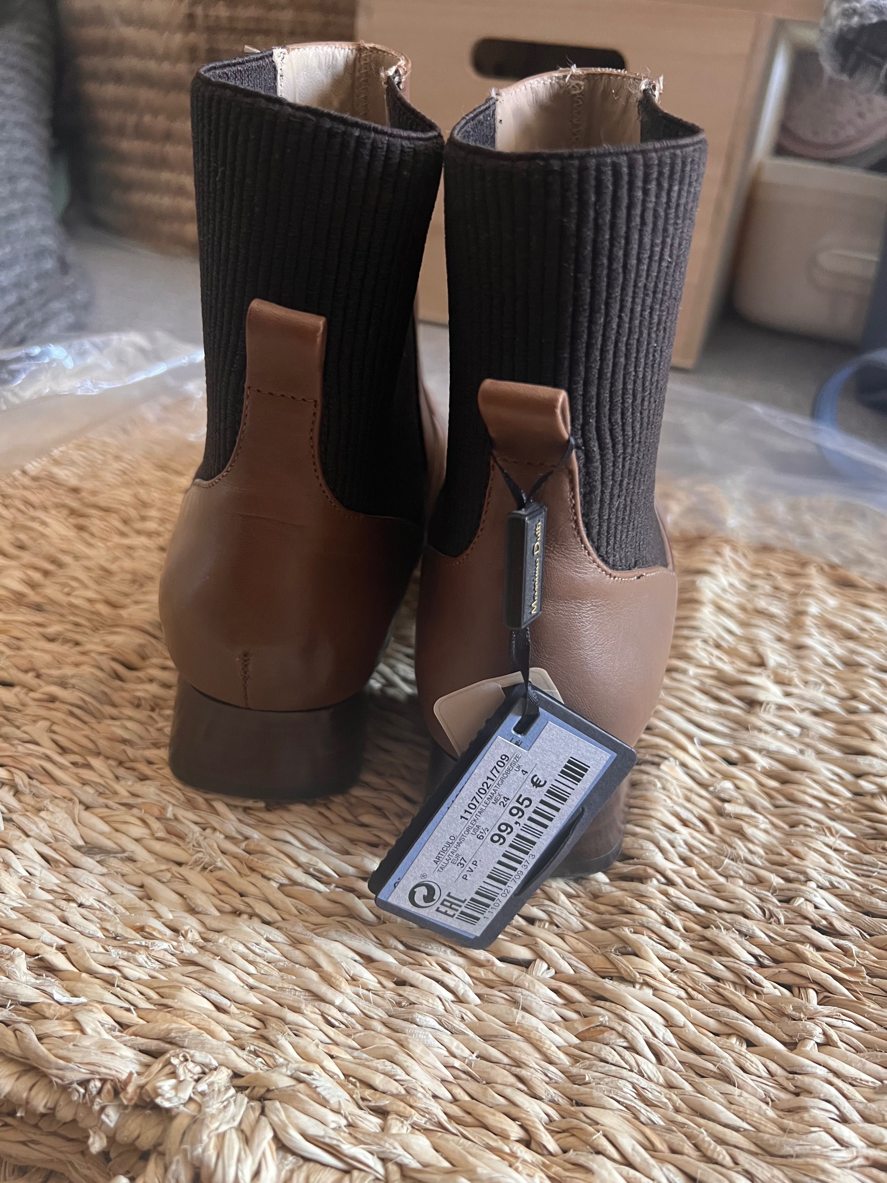 Botine noi Massimo dutti piele naturală 36