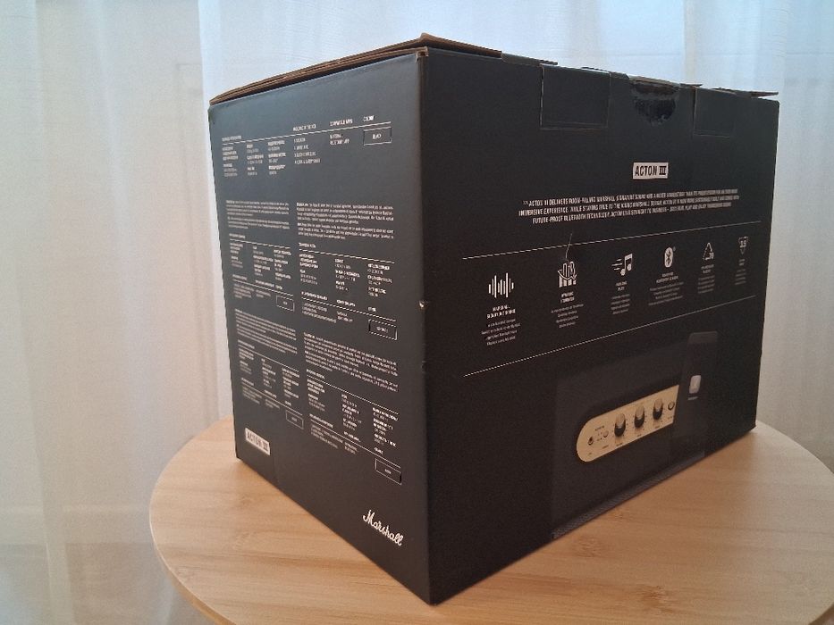 Noua, sigilata Boxa Marshall Acton 3 Bluetooth,60w,aux in