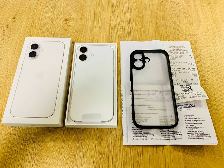 ЧИСТО НОВ !!! Apple iPhone 17, 512GB, 5G, White, Технополис