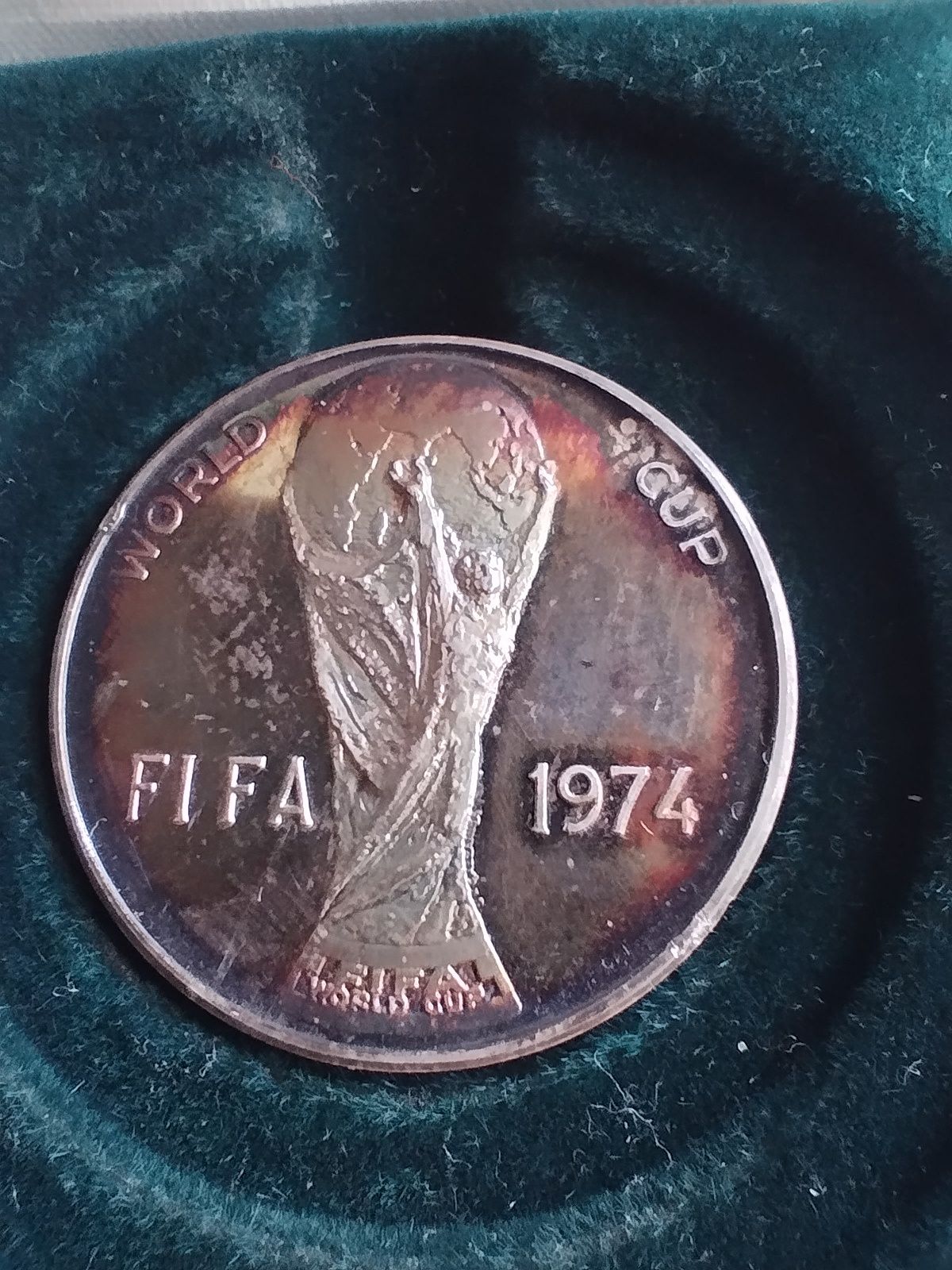 Germany FIFA world cup 1974 година сребърен медал