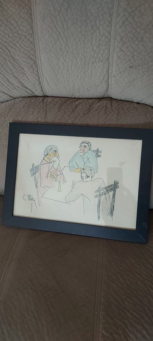 Tablou vechi,grafică, autori consacrați.