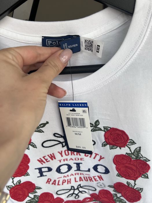 Tricou damq Ralph Lauren brodat M