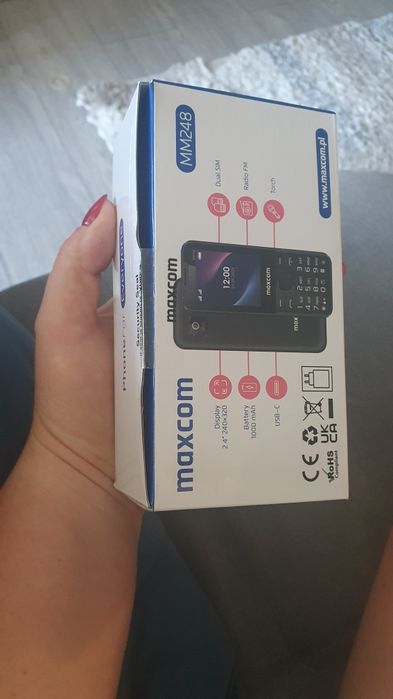 Vând telefon MAXCOM MM248 NOU, SIGILAT
