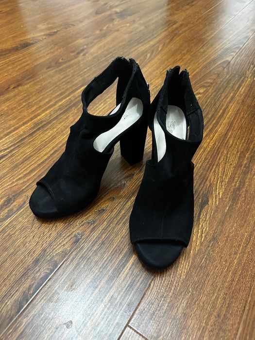 каблуки замшевые