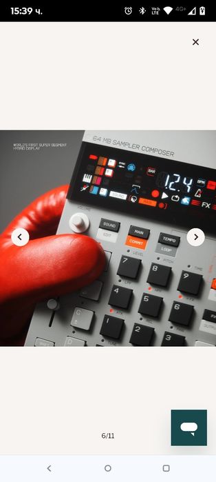 Teenage Engineering EP–133 KO II 64 MB Композитор на семплери