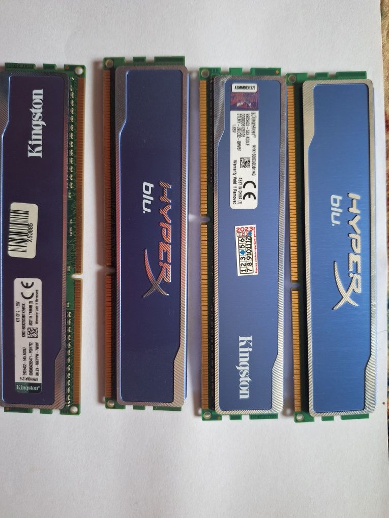 Kit memorii ram hyperx blu 16gb ddr3
