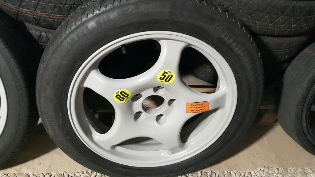 резервна гума патерица за бмв bmw F10 530д 17, 18 и 19цола 5x120