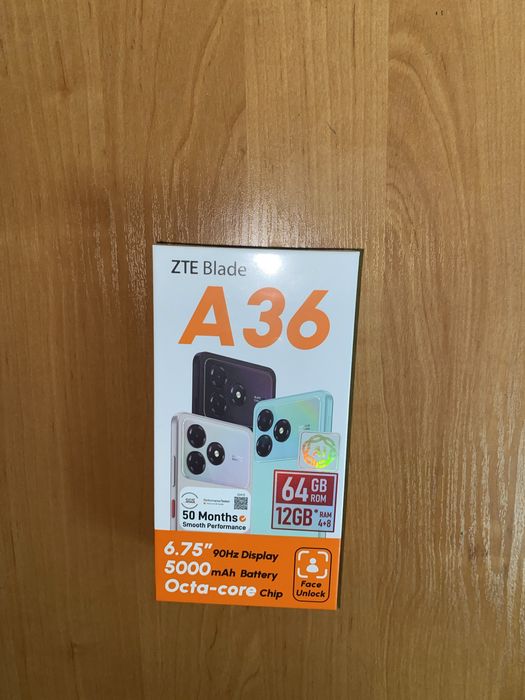 Новый телефон, запечатан Zte A36
