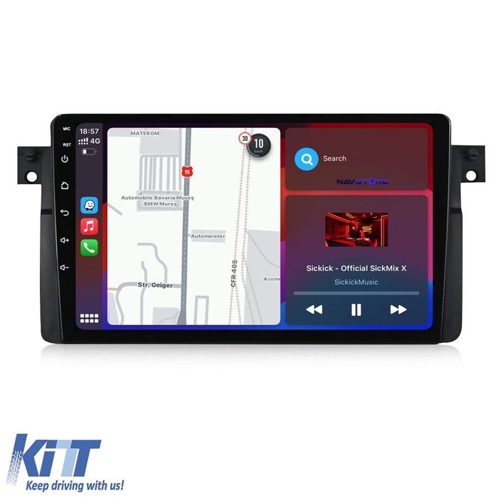 Navigatie Dedicata BMW Seria3 E46 (1997-2005), 9Inch, 6Gb Ram, 128Gb S