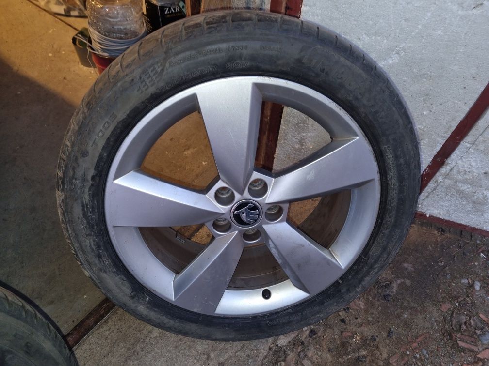 Jante roți originale Skoda 5x100
