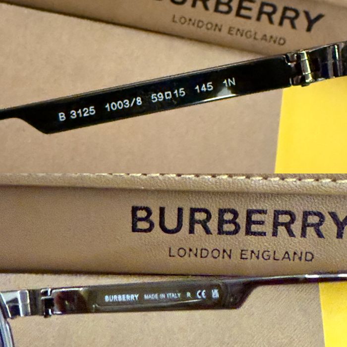 Ochelari de soare Burberry Oliver BE3125 1003/8 – Noi, Originali
