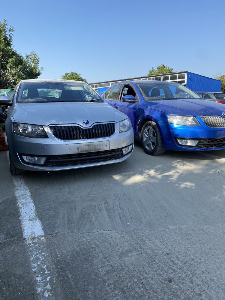 Geam ușă stânga față Skoda Octavia 3