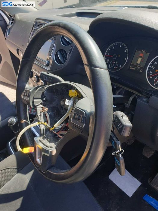 Volan 3 Spite cu Comenzi Volkswagen Touran 2011 - 2015 1T0419091AC