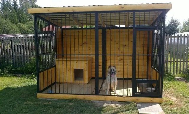 Вольеры для собак. Сварочные работы, металлоконструкции.