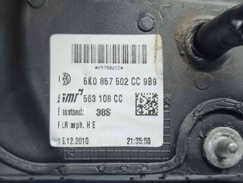 Oglinda dreapta Volkswagen Golf 6 (5K1) [Fabr 2009-2013]