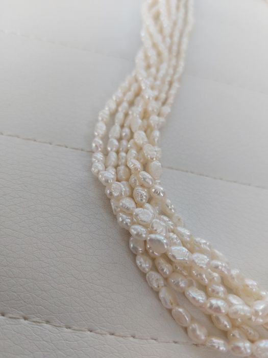 Colier Vintage, Perle Naturale, 7 Siraguri